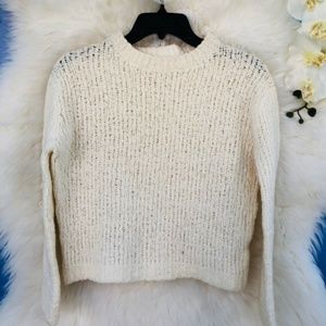 White Vince sweater merino wool xs